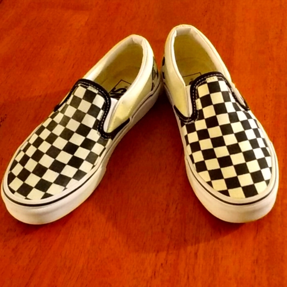 Classic Vans Black & White Checkerboard Sneaker - Picture 7 of 8